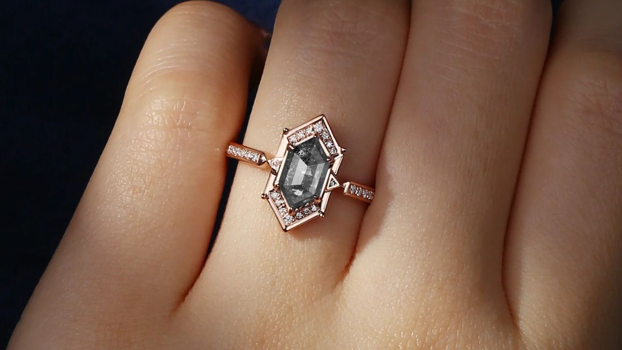 Finding Out More about the Shapes of Salt and Pepper Diamond Rings